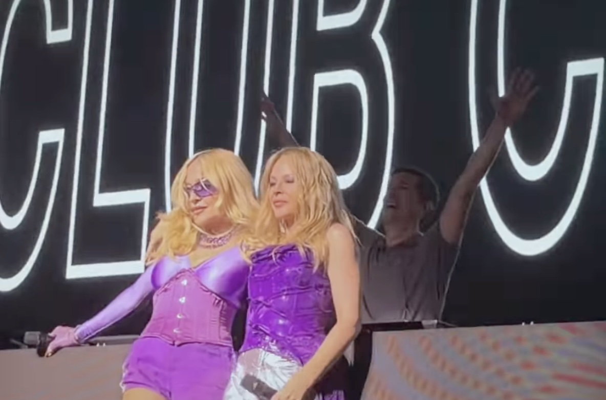 Madonna and Kylie Minogue