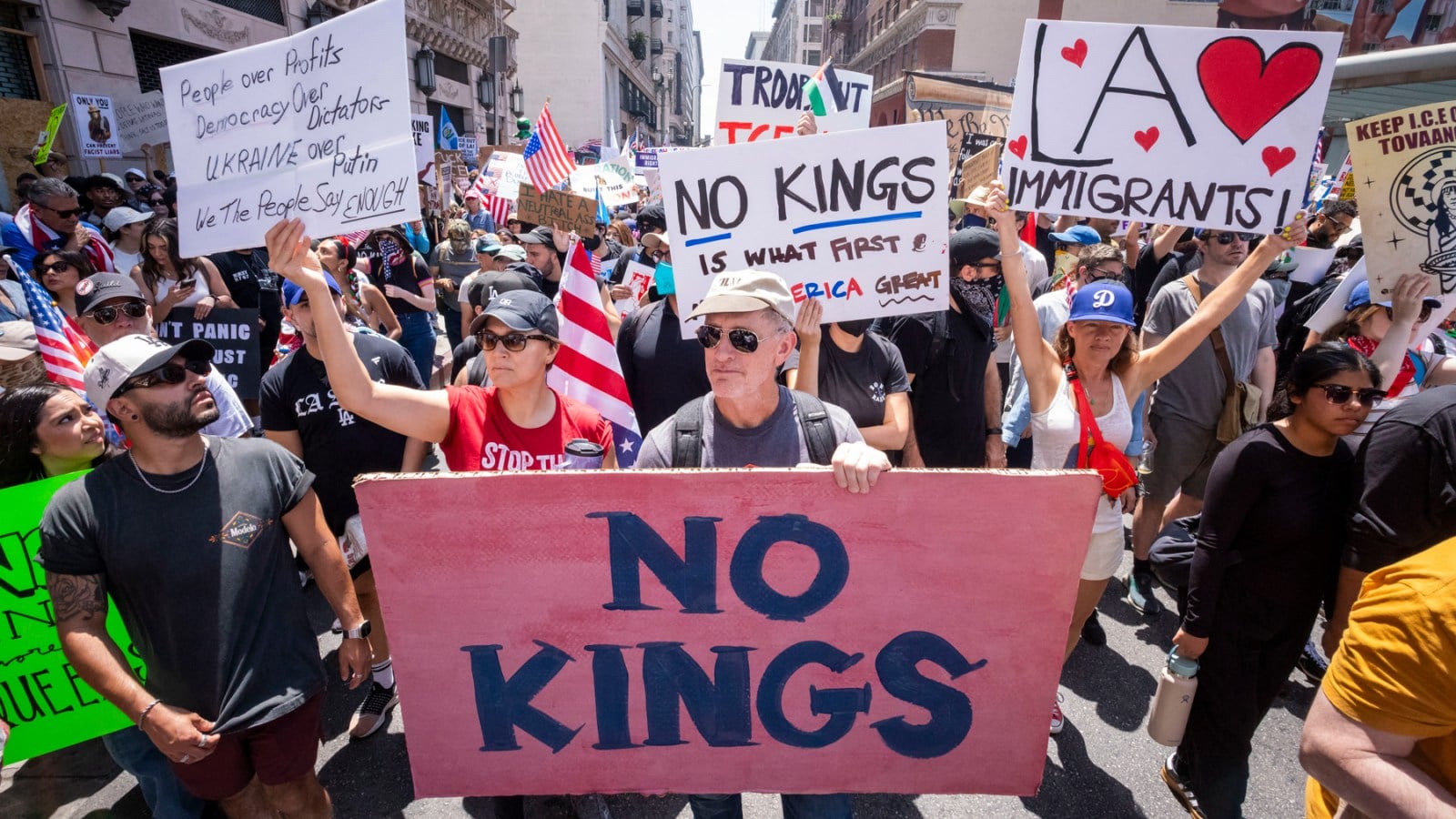 No Kings protest