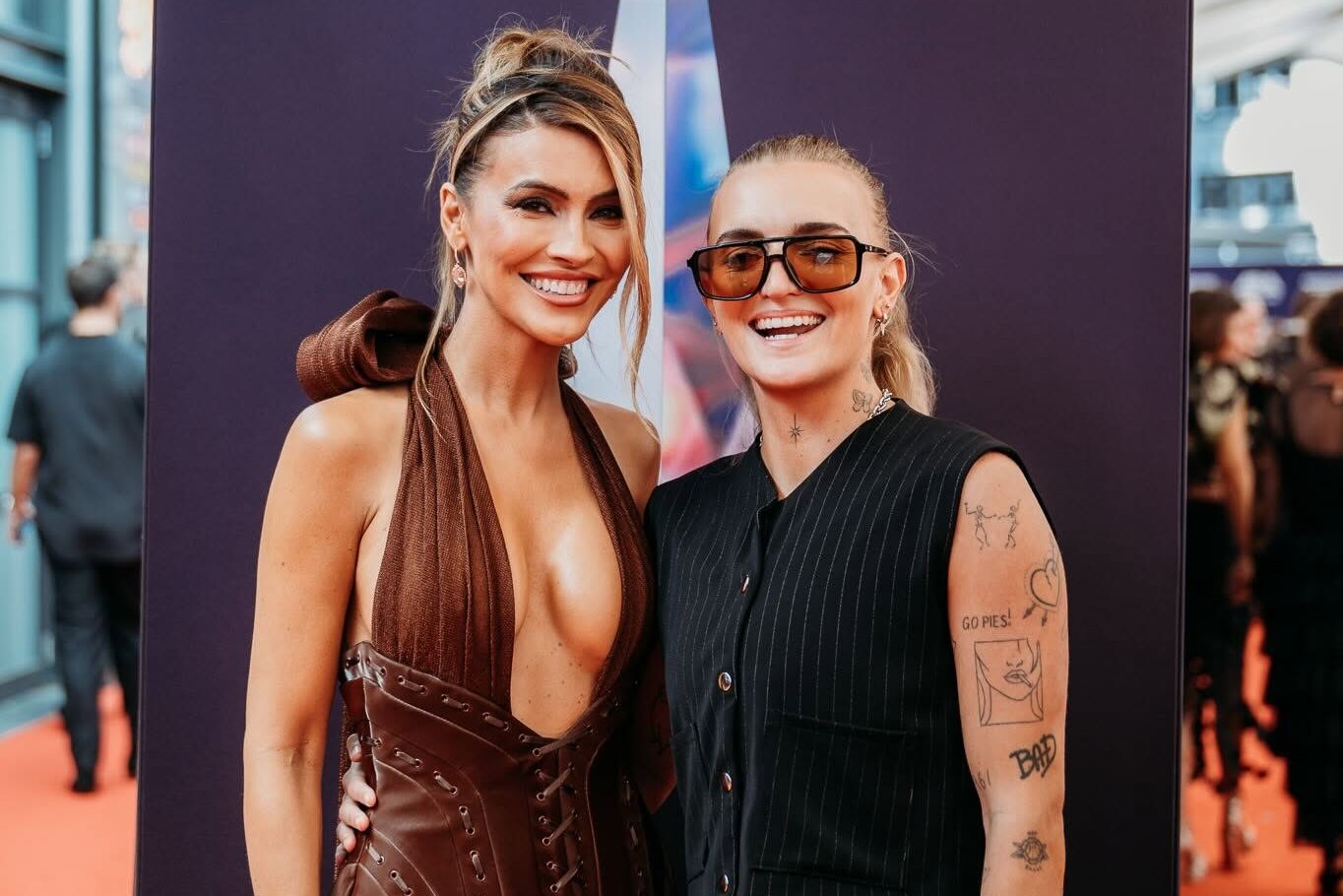 G Flip and Chrishell Stause at the 2025 ARIA Awards