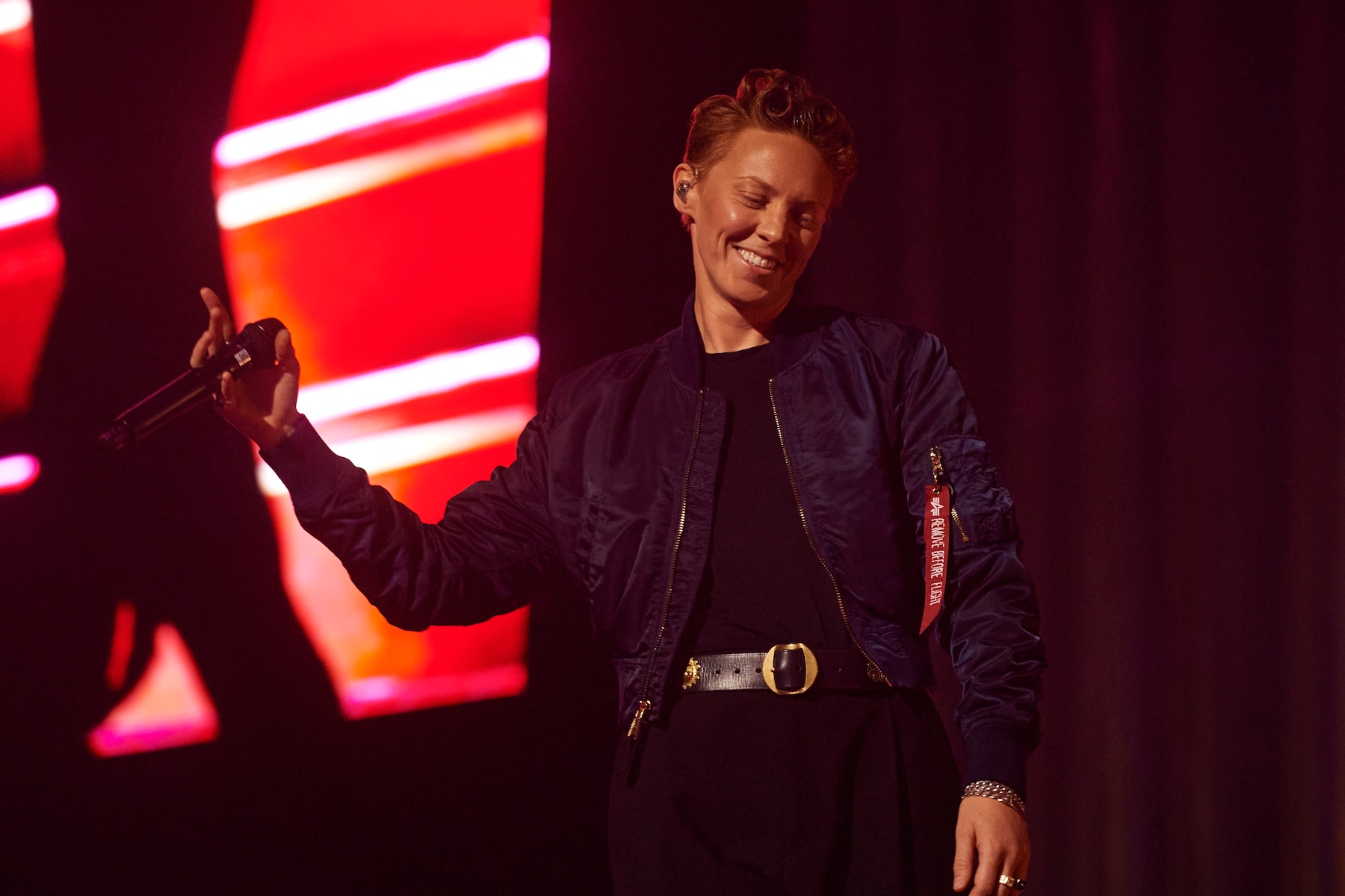 LONDON, ENGLAND - SEPTEMBER 10: La Roux performs at The O2 Arena on September 10, 2026 in London, England. (Photo by Joseph Okpako/WireImage for ABA)
