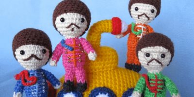 the beatles etsy dolls knitted
