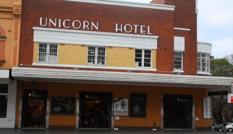 The Unicorn Hotel, in Paddington