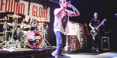 New Found Glory performing at the Metro Theatre.