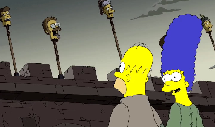 The Simpsons parody Game Of Thrones