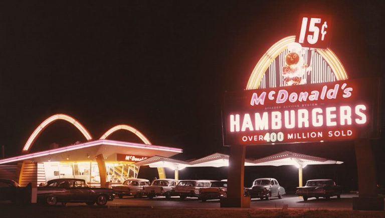 Image of an old McDonald's restaurant