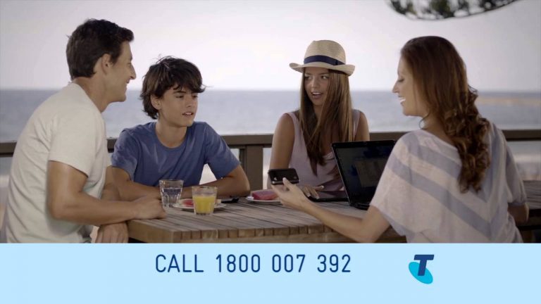 Telstra TV commercial family