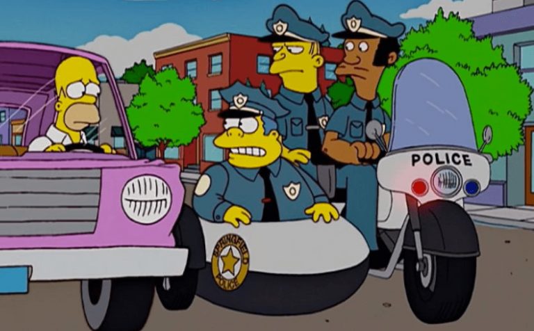 Simpsons cops