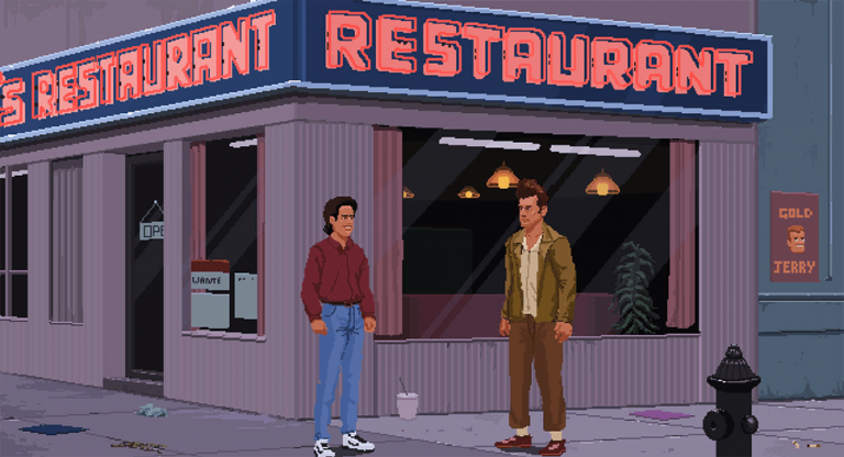 A screenshot of Jacob Janerka's 'Seinfeld' video game