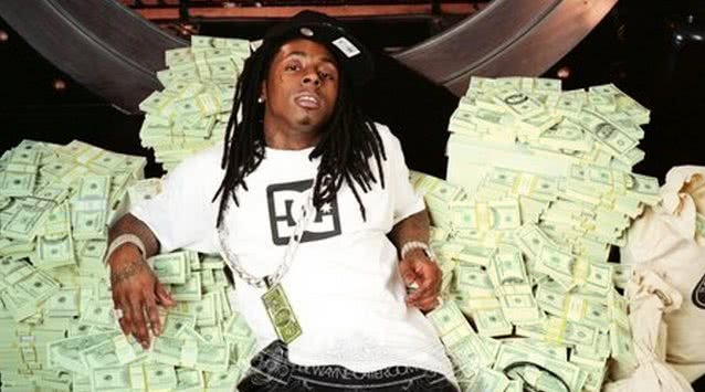 Lil Wayne, basking in the tax cuts