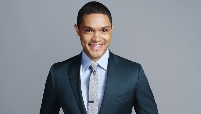 South African-born comedian and host of 'The Daily Show', Trevor Noah