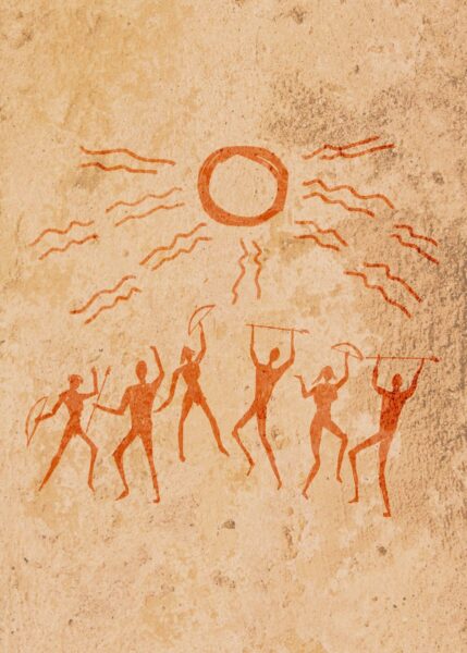 Cave painting party