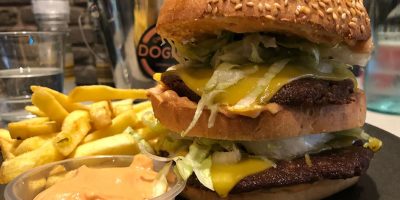 Image of the Vegan Big Mac now available at Dogma Cronulla