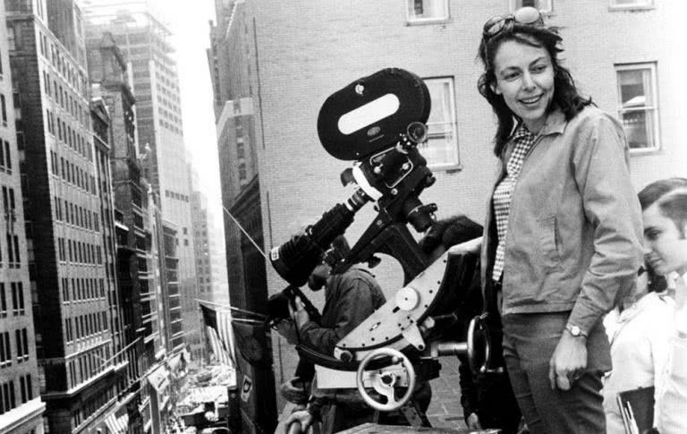 director Elaine May working on Cassavetes starring Mickey and Nicky