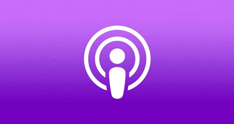 Image of Apple's Podcasts logo