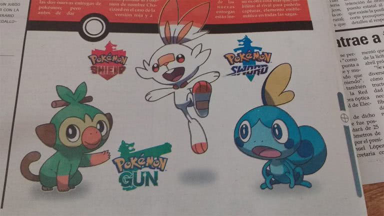 Image of the Pokémon Gun meme in a Mexican newspaper
