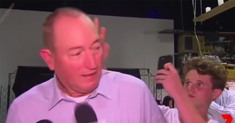 Will Connolly (aka Egg Boy) attacking Fraser Anning with an egg