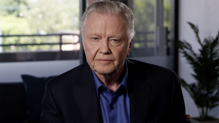Image of actor Jon Voight from a video uploaded to Twitter