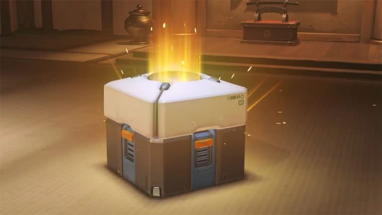 Example of loot boxes in video games