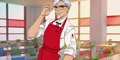 Anime image of Colonel Sanders