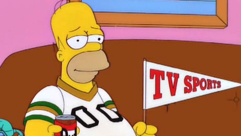 tv sports the simpsons