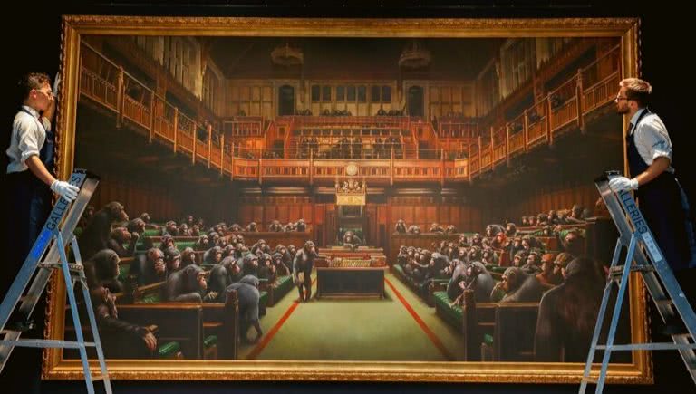 Banksy's 'Devolved Parliament'