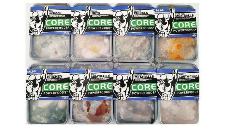 Image of Core Powerfoods products potentially affected by a salmonella outbreak