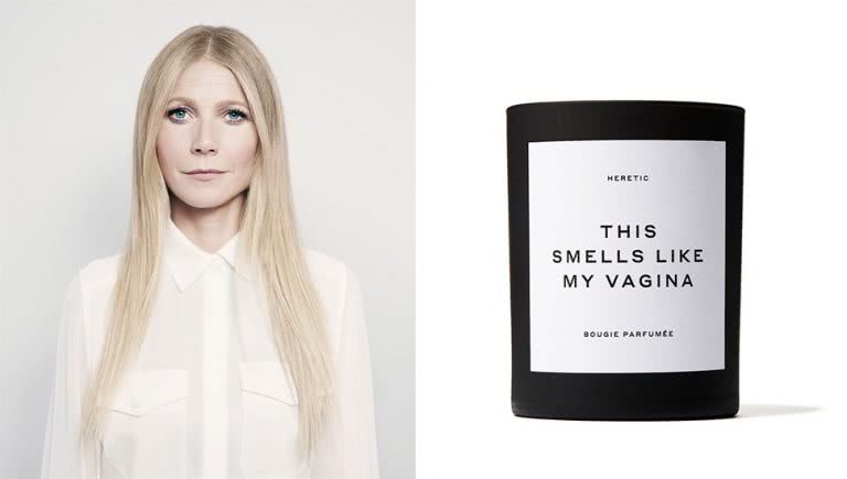 Gwyneth Paltrow and her candle