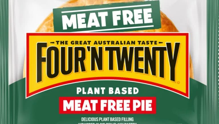 Four'N Twenty's new plant-based 'meat' pie