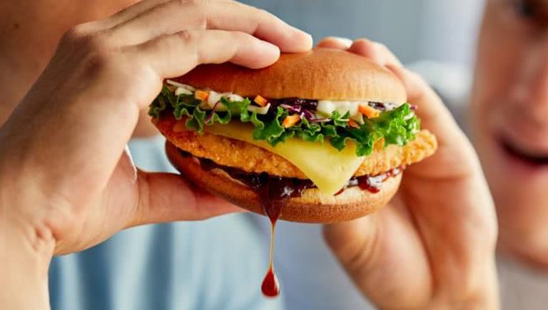 McDonald's New Chicken Burger Line