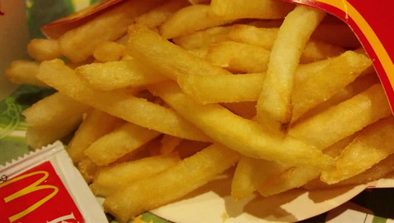 Fries from McDonald's fast-food outlet