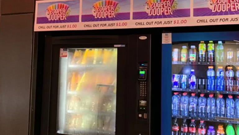Zooper Dooper vending machine in Sydney