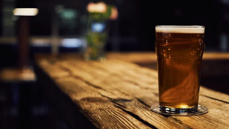 Photo of a pint of beer - alcohol
