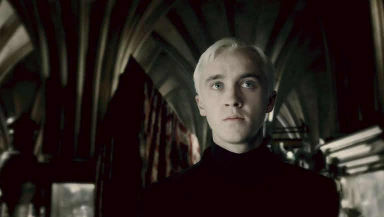 Actor Tom Felton as Draco Malfoy in Harry Potter And The Half-Blood Prince