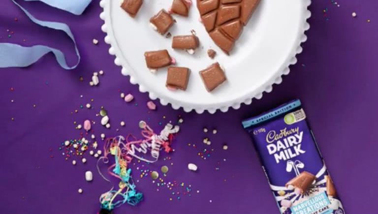 Cadbury releases Birthday Cake chocolate block.