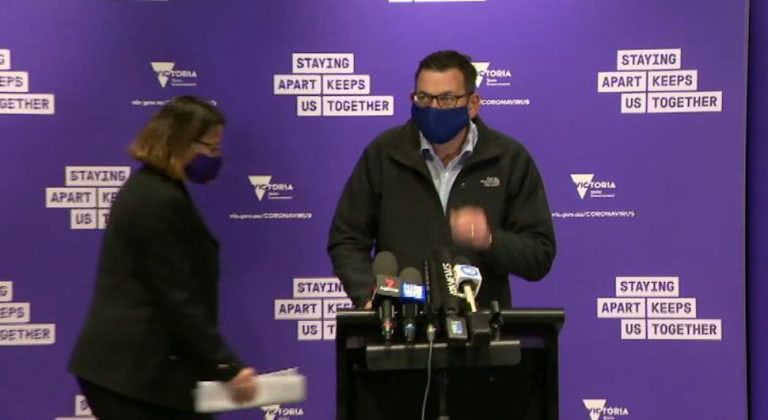 VIctorian Premier Daniel Andrews on masks