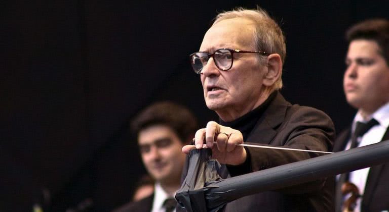 Italian film composer Ennio Morricone