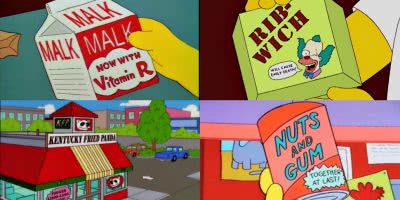 The Simpsons fake products