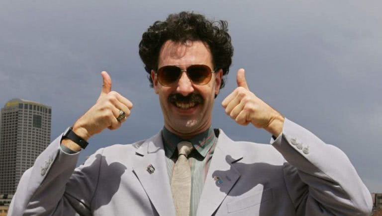 Sacha Baron Cohen made an appearance as Borat a Sydney comedy show