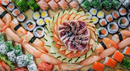 Sushi as hangover food