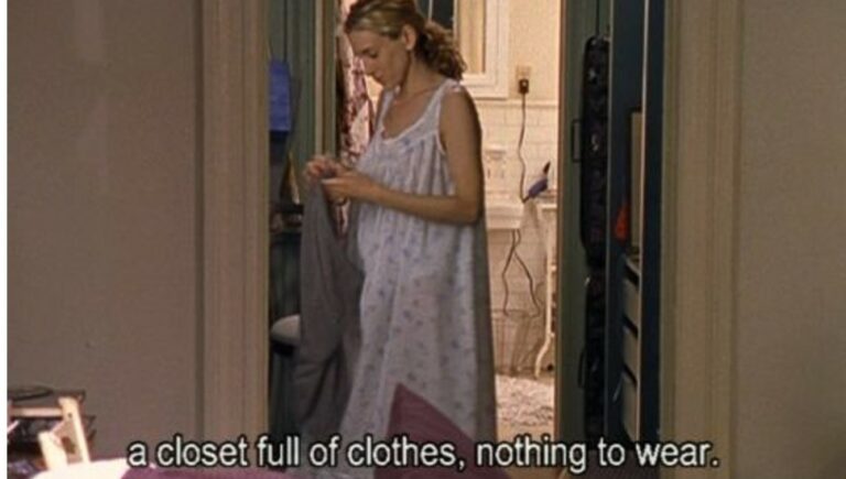 When You Have Much Clothes But Nothing To Wear 