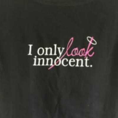 supre i only look innocent tshirt