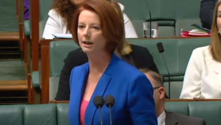 triple j Julia Gillard's speech