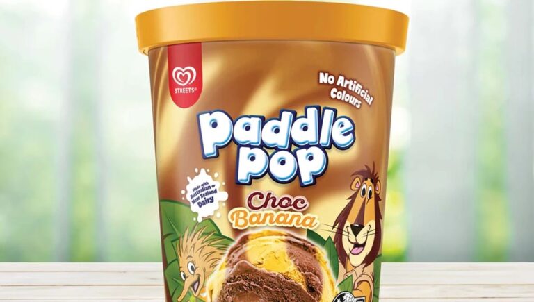 Streets have brought out a Chocolate and Banana Paddle Pop Tub