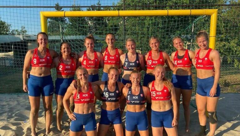 Norway beach handball team fined