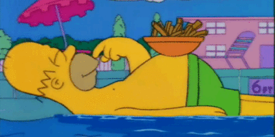 Homer Simpsons Pool Snacks