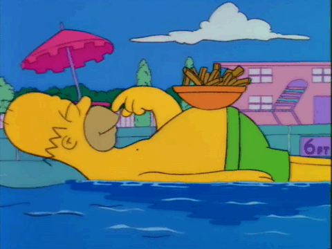 Homer Simpsons Pool Snacks