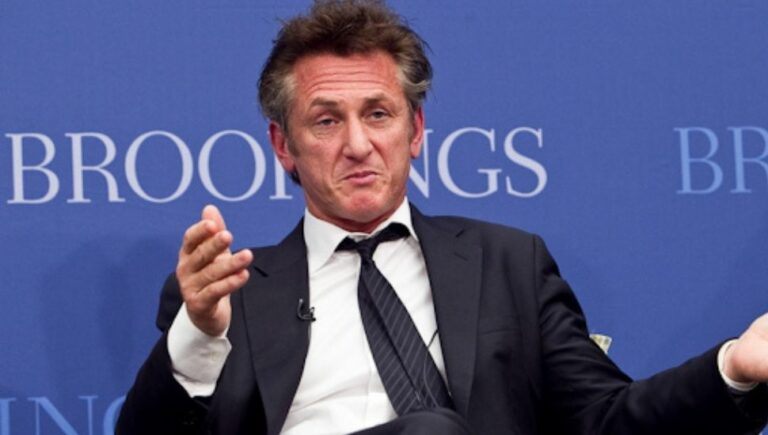 Sean Penn feels "frustrated" with the world and is "glad" he's old