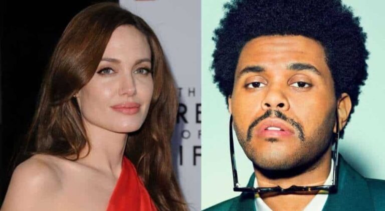 Say hi (maybe) to new celebrity couple, The Weeknd and Angelina Jolie