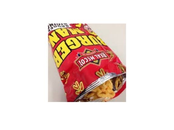 Burger Man chips were one of the most popular canteen snacks