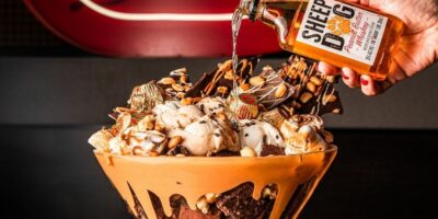 Sheep Dog Whiskey and Peanut Butter Bar create adults-only sundae